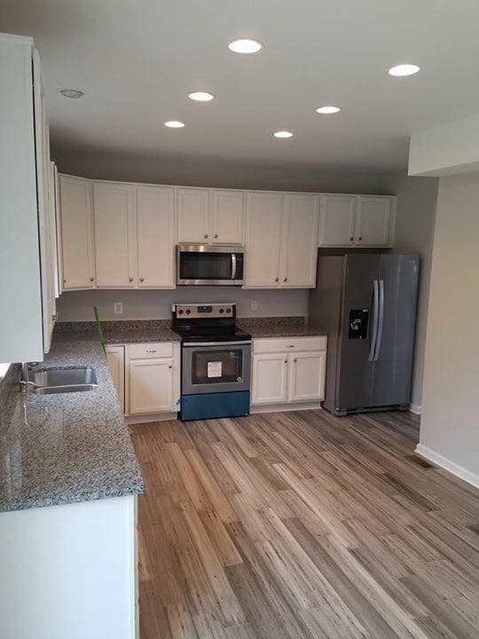Finished interior painting in a Locust Grove-area kitchen